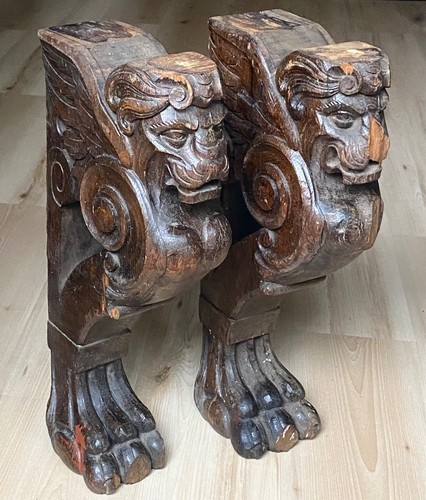 Antike holz schnitzerei - antike,