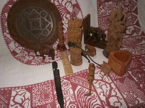 Indische holzfiguren figuren - holzfiguren,