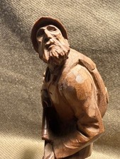 Jäger Figur Holz von Hand