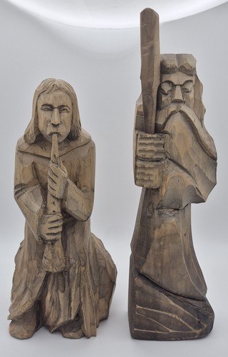 Holzfiguren geschnitzt mann - 2,