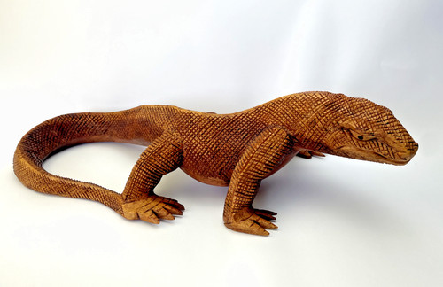 Komodowarane echsen aus - komodowarane, holz