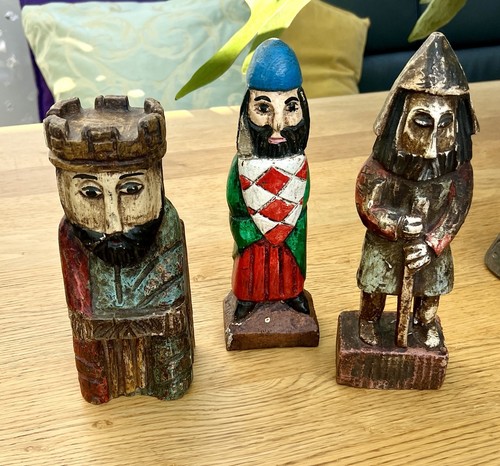 Vintage holzfiguren spanien - vintage,