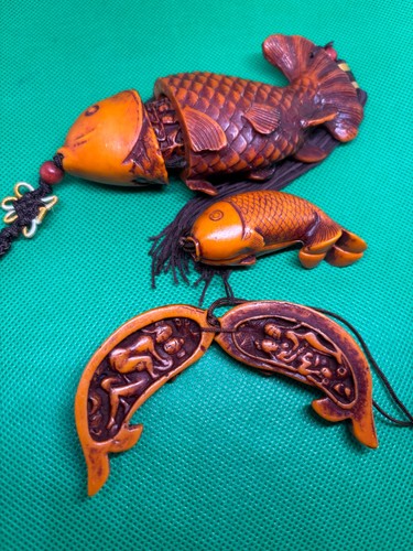 Fische schnitzerei feng shui - fische,