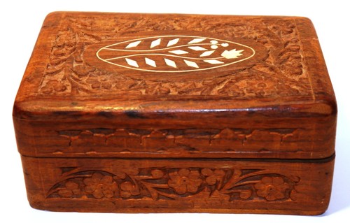 Indische holzschatulle - indische,