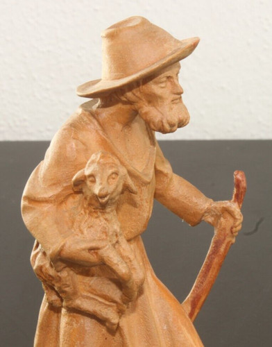 Vintage krippe figur skulptur - figur,