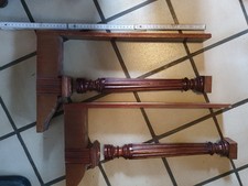 Antike Klaviersäulen Holz Zum