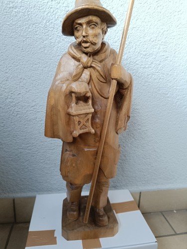 Nachtwächter holz geschnitzt - nachtwächter,