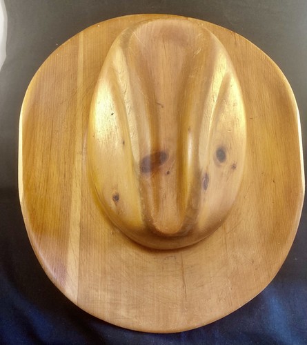 Cowboy hut holz geschnitzt - holz,